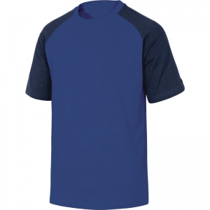 Koszulka T-shirt, GENOA, Delta Plus, niebiesko - granatowa